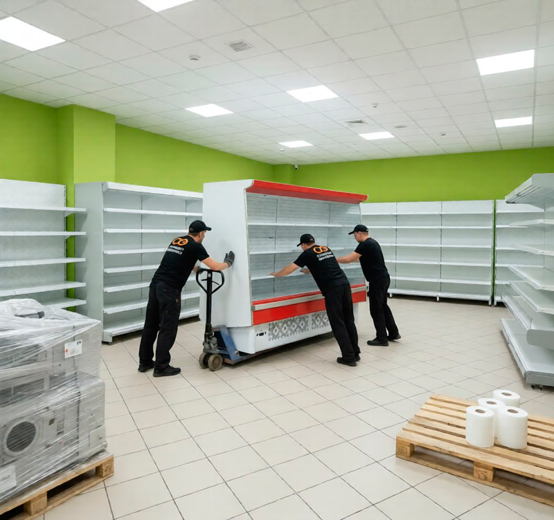 Переезд магазина в Зуевке